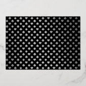 Elegant Las Vegas Destination Wedding Bedankt Folie Uitnodiging (Achterkant)