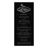 Elégant Las Vegas Destination Wedding Menu (Devant)