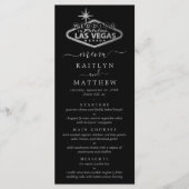 Elegant Las Vegas Destination Wedding Menu (Voorkant)