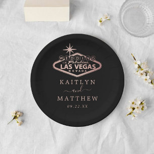 Elegant Las Vegas Destination Wedding Papieren Bordje