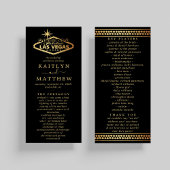 Elegant Las Vegas Destination Wedding Programma