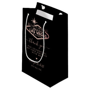 Elegant Las Vegas verjaardagsfeestje bedankt Klein Cadeauzakje