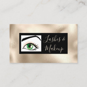 Elegant Lashes & Makeup-artiesten, DIY Name Gold & Visitekaartje