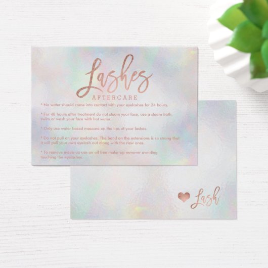 Élégant lashes soins rose perle d'or nacre (Bureau)