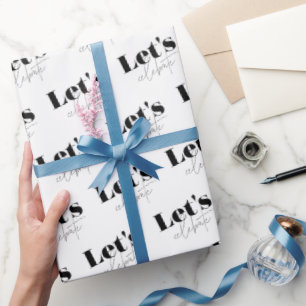 Elegant Laten we Verjaardag Vieren Inpakpapier