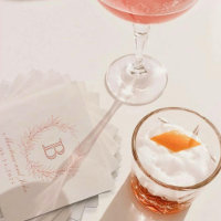 Elegant Laurel Wreath Monogram Bruiloft