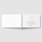 Elegant Laurel Wreath Monogramme Mariage de typogr (Complet)