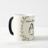 Elegant Laurel Wreath Scripture Mug (Devant gauche)