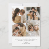 Elégant Laurels Arch Photo Carte de vacances (Dos)