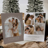 Elegant Laurels Arch Photo Carte de vacances - Tau