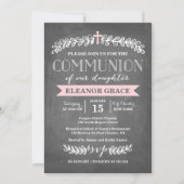Élégant laurier rose| Invitation à la communion (Devant)