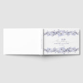 Élégant Lavande Botanique Mariage Livre d'invité (Complet)