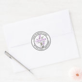 Elegant Lavander Flowers Label (Envelop)