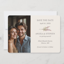 Elegant Lavendar, Blush and Cream Wildflower Photo