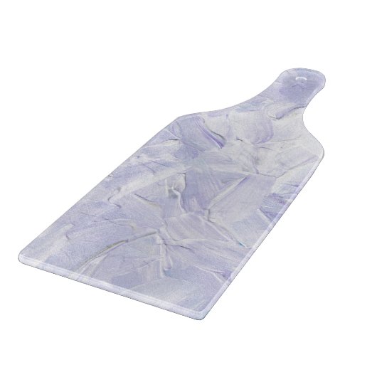 Elegant Lavender And White Paint Pattern Snijplank (Hoek)