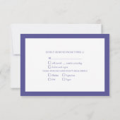 Elegant Lavender Eucalyptus Botanische Script RSVP Kaartje (Achterkant)