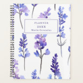 Elegant Lavender Floral 2026 Custom Planner (Devant)