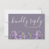 Elegant Lavender & Foliage RSVP Wedding (Voorkant)