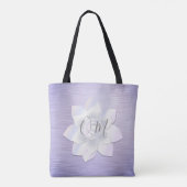 Elegant Lavender Lotus OM Draagtas (Achterkant)