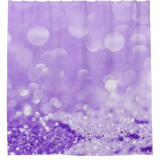 ELEGANT LAVENDER PAARS PATTERNED SHOWER CURTATION DOUCHEGORDIJN (Voorkant)