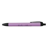 Elegant Lavender Promotional for Salon Zwarte Inkt Pen (Bovenkant)