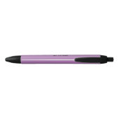 Elegant Lavender Promotional for Salon Zwarte Inkt Pen (Achterkant)