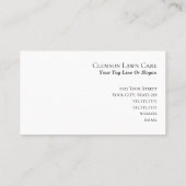 Elegant Lawn Care Professional Visitekaartje (Achterkant)