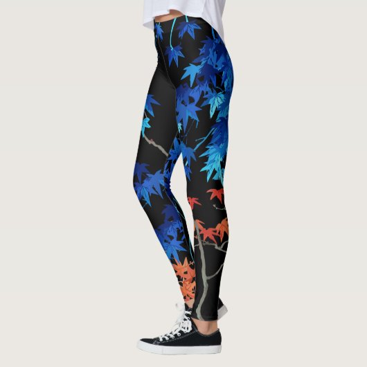 Elegant Leaf en Branch Pattern-Leggings Leggings (Links)