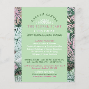 Elegant Leaf, Garden Center, tuinbouwkundige Flyer