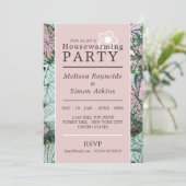 Elegant Leaf, Housewarming Party Invite Aankondiging (Staand voorkant)