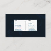 Elegant Leaf Visitekaartje (Achterkant)