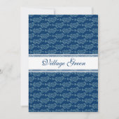 Elegant Leafy Art Nouveau Arts and Crafts Pattern Kaart (Voorkant)