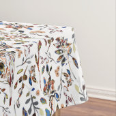 Elegant Leaves Berries Waterverf Bloemen Tafelkleed (Voorbeeld)