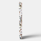 Elegant Leaves Berries White Waterverf Floral Case-Mate iPhone Case (Achterkant / Links)