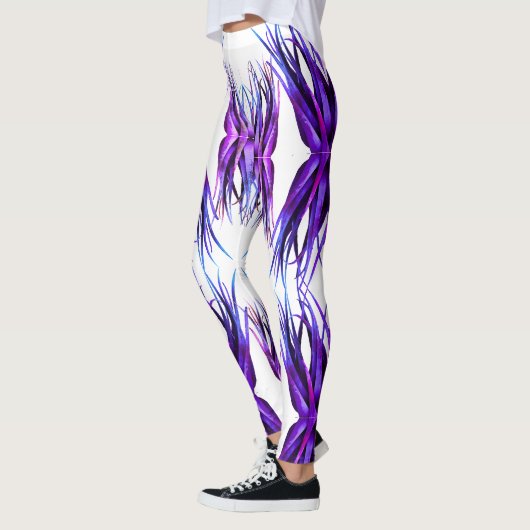 Élégant Leggings Art Plante (Gauche)