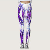 Élégant Leggings Art Plante (Devant)