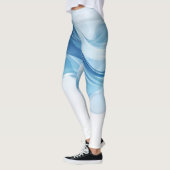 Élégant Leggings Blue Gradient (Gauche)