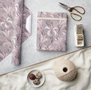 Elegant lelie inpakpapier – Floral Gift Wrap