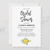 Elegant Lemon Summer Bridal Shower Kaart (Voorkant)