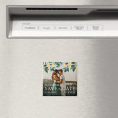 Elegant Lemon Tree Wedding Save The Date Photo Magneet (Insitu (Vaatwasser))