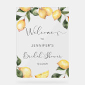 Elegant Lemon vrijgezellenfeest welkom Acryl Bord (Voorkant)
