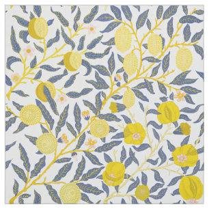 Elegant Lemon-wijnpatroon kiest uw kleur Stof
