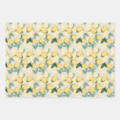 Elegant Lemons Inpakpapier Vel (Voorkant 3)
