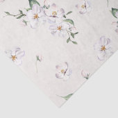 Elegant Lentewaterverf Bloemmotief Tissuepapier (Detail)