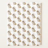 Elegant Leo Zodiac Cat Planner Notebook (Dos)