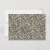 ELÉGANT LEOPARD GOLD TRIM RSVP (Dos)