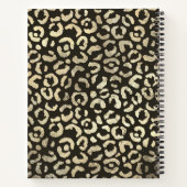 Elegant Leopard Print Notitieboek (Achterkant)