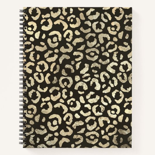 Elegant Leopard Print Notitieboek (Voorkant)