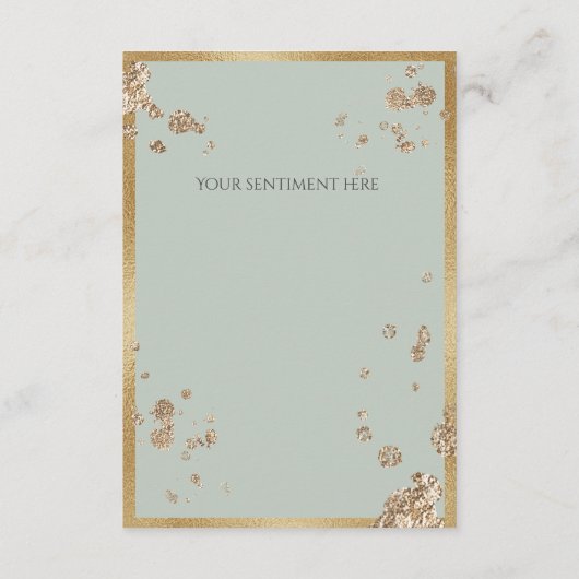 Elegant Letter E Monogram Waterverf Florence Rozen Bedankkaart (Achterkant)