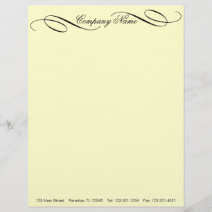 Elegant ~ Letterhead Business Career Job Briefhoofd Ontwerp